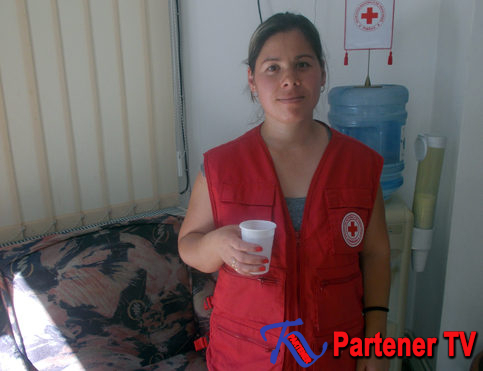 Punct de prim ajutor la Crucea Roșie Dâmbovița, pe perioada caniculei