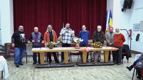 VIDEO. Gura Ocniței:  Expoziție de pictură „Voința și Credința Neamului – UNIREA”