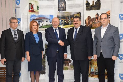 E.S. Nikoloz Nokolozishvili, Ambasadorul Georgiei în România, la Consiliul Județean Dâmbovița