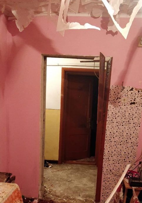 O scurgere de gaze a provocat explozia într-o garsonieră din Găeşti