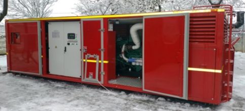 ISU Dâmboviţa a trimis  la Urziceni un generator de curent electric de mare capacitate  pentru sprijinul populaţiei