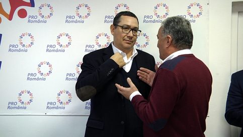 VIDEO.  La Târgovişte, Victor Ponta: PRO România este pregătit pentru primul test politic din 26 mai, alegerile europarlamentare