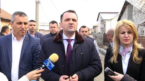 VIDEO.  Străzile  Udrea Bălcescu şi Plevnei din cartierul Matei Voievod,sunt în plin proces de modernizare