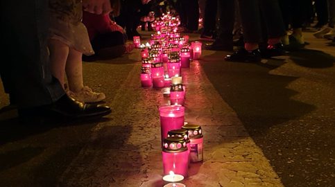 VIDEO. Calea Luminii la Târgoviște. 2020 de lumânări, aprinse în Joia Mare