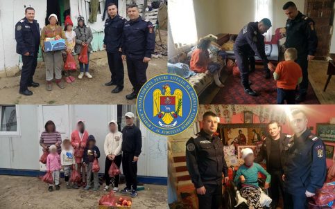 Pompierii târgovişteni au dus  un strop de bucurie în sânul a şase familii