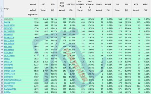 Dâmboviţa: Rezultate FINALE alegeri europarlamentare 2019