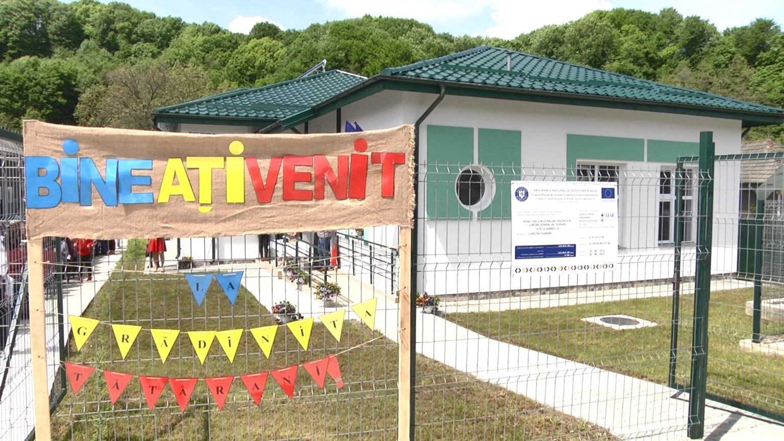 VIDEO. Grădiniţă, inaugurată la Tătărani