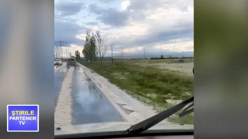 VIDEO. DN 71 Târgovişte-Bucureşti,acoperit cu un strat de gheaţă