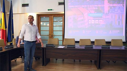 VIDEO. Primul proces online  de bugetare participativă, lansat la Târgovişte