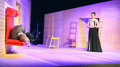 VIDEO. La BABEL, s-a  jucat  spectacolul  „Sonata Kreutzer”, în regia directorului Festivalului Mc Ranin