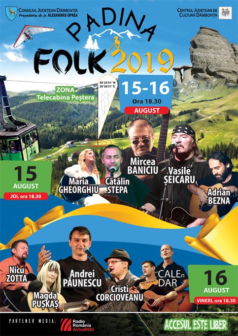 FESTIVALUL „PADINA FOLK”, 15 – 16 august 2019