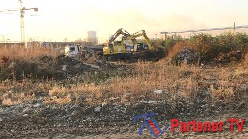 VIDEO. Au început lucrările la Parcul  public de agrement și loisir de la  UM Gară