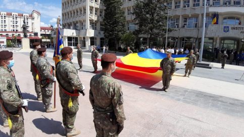 VIDEO. Ziua Drapelului Național, marcată la Târgoviște