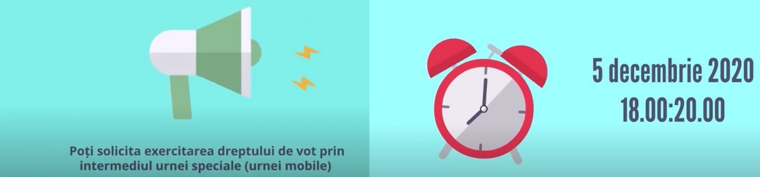 VIDEO. IMPORTANT! Trebuie completată o cerere de vot pentru urna mobilă de către persoanele netransportabile din motive de boală sau invaliditate, precum și o cerere pentru emiterea documentelor necesare exercitării dreptului de vot cu urna mobilă de către persoanele aflate în izolare sau carantină