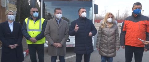 Primul autobuz hibrid Mercedes a ajuns în Târgoviște