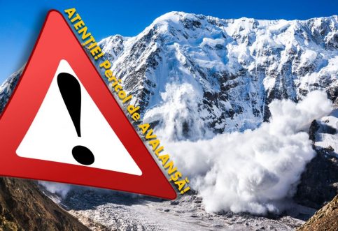 Risc însemnat de gradul trei,de producere de avalanşe în Munţii Rodnei