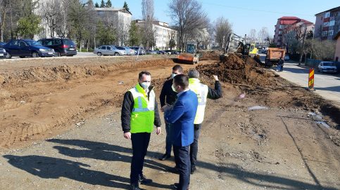 Lărgirea străzii Neagoe Basarab la 4 benzi, în plin proces de execuție.VIDEO