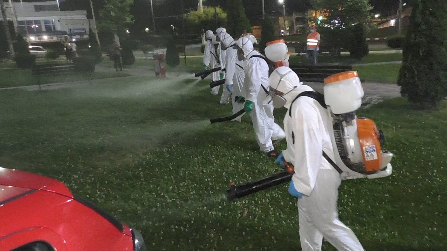 Târgoviște: A început acțiunea de dezinsecție la sol. VIDEO