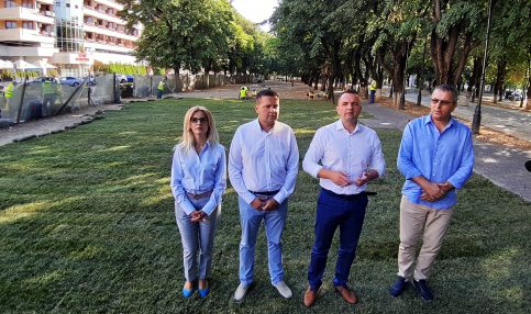 Modernizarea Parcului Mitropoliei este pe ultima sută de metri. VIDEO