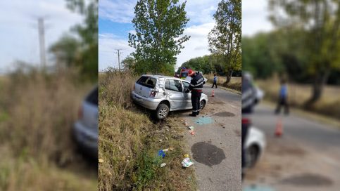 Un alt accident pe DJ711A-Colacu, șoferul a ajuns la spital