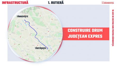 Președintele Corneliu Ștefan: Le reamintesc celor care conduc transporturile că nu renunț nici la modernizarea Bâldana-Târgoviște