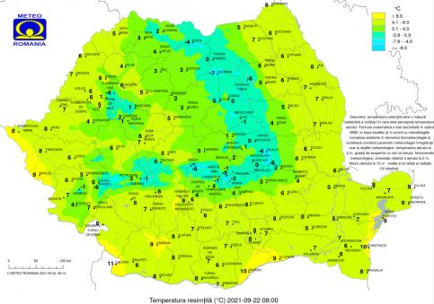 ANM: Temperaturile vor fi mai coborâte decât cele obişnuite