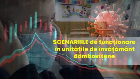 SCENARIILE de funcționare în unitățile de învățământ dâmbovițene, alte 10 clase suspendate de vineri și până astăzi, 10 octombrie