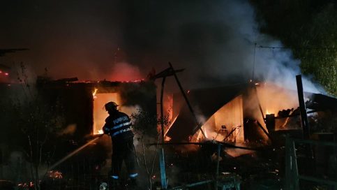 INCENDIU într-o gospodărie din Șelaru, o persoană a fost găsită decedată