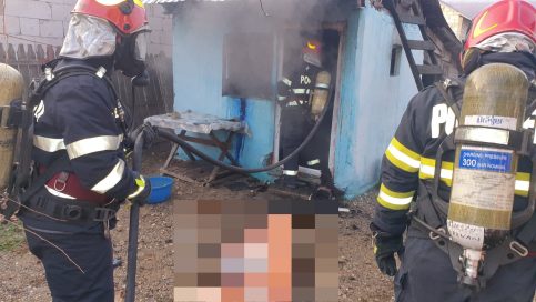TRAGEDIE, bărbat găsit decedat în locuința cuprinsă de flăcări