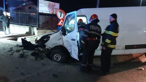 Accident rutier pe DJ 711 Racovița intersecție cu Hăbeni