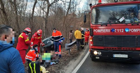 Accident pe DN 71 -Dealu Mare,comuna Buciumeni
