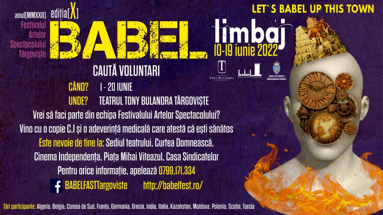 Se caută voluntari pentru Festivalul Babel, o ediție aniversară, în perioada 10-19 iunie 2022