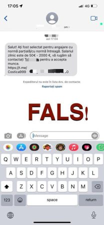 ATENȚIE! O nouă tentativă de fraudă, în mediul online