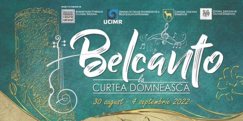 Concursul și Masterclass-ul „Belcanto la Curtea Domnească”, un nou eveniment organizat de CJ Dâmbovița în colaborare cu instituții de marcă