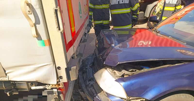 Accident pe strada Petru Cercel din Târgoviște