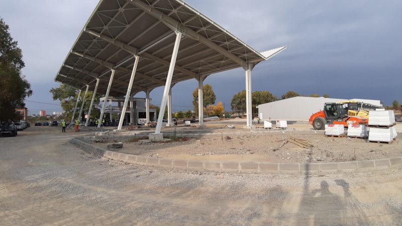 Pe Calea Ialomiței, prima autogară publică din municipiul Târgoviște construită după 1989, va fi gata până la finalul anului. VIDEO