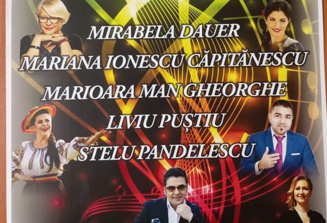 La Niculești, de 1 Decembrie- Ziua Națională a României, spectacol cu Mirabela Dauer, Mariana Ionescu Căpitănescu, Liviu Puștiu și alți invitați de top