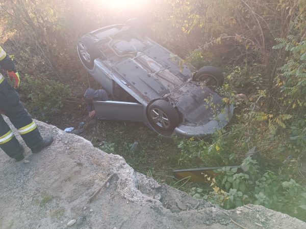 Accident în Priseaca pe DN 72A