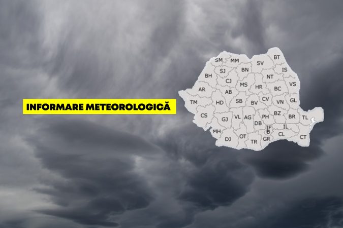 INFORMARE METEOROLOGICĂ,vizat este și județul Dâmbovița