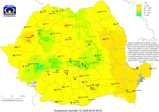 Prognoza meteo pentru sâmbătă, 20 mai 2023
