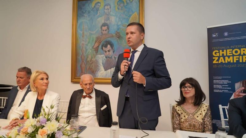 Consiliul Județean Dâmbovița este unul dintre organizatorii Festivalului Internațional de Nai „Gheorghe Zamfir”