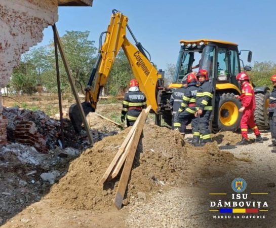 Tragedie la Mătăsaru, peste un muncitor care efectua lucrări de consolidare la o unităte de învățământ,a căzut un zid, și a decedat