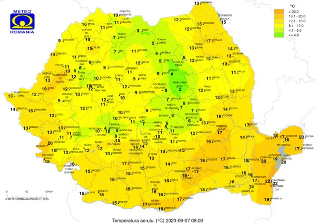 Astăzi, vom avea o vreme predominant frumoasă