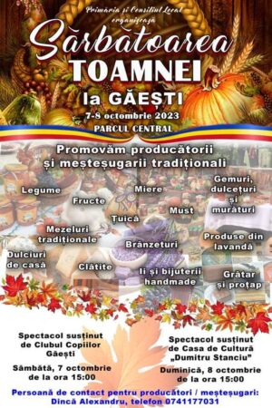 La Găești, administrația locală  pregătește Sărbătoarea Toamnei