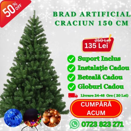 Bradul Artificial pentru un Crăciun De Neuitat