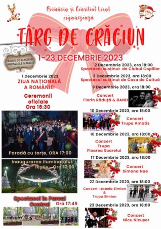 Orașul Găești se pregătește să găzduiască prima ediție a Târgului de Crăciun