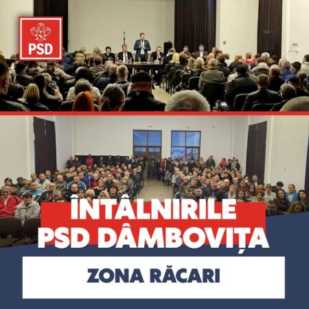 Întâlnire organizată de PSD Dâmbovița cu Zona Răcari