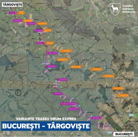 Locuitorii comunei Văcărești sunt invitați la dezbaterea privind proiectul Drumului Expres Târgoviște-București