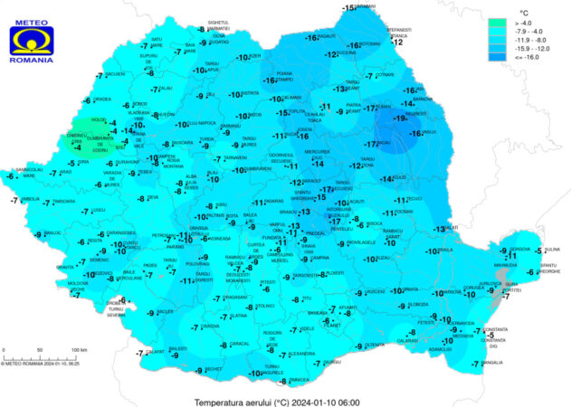 INFORMARE METEOROLOGICĂ de GER în județul Dâmbovița