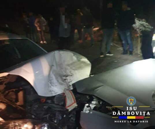 Accident rutier în Gura Ocniței, două persoane încarcerate